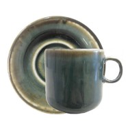 Xicara Café Com Pires Bold Cobalto